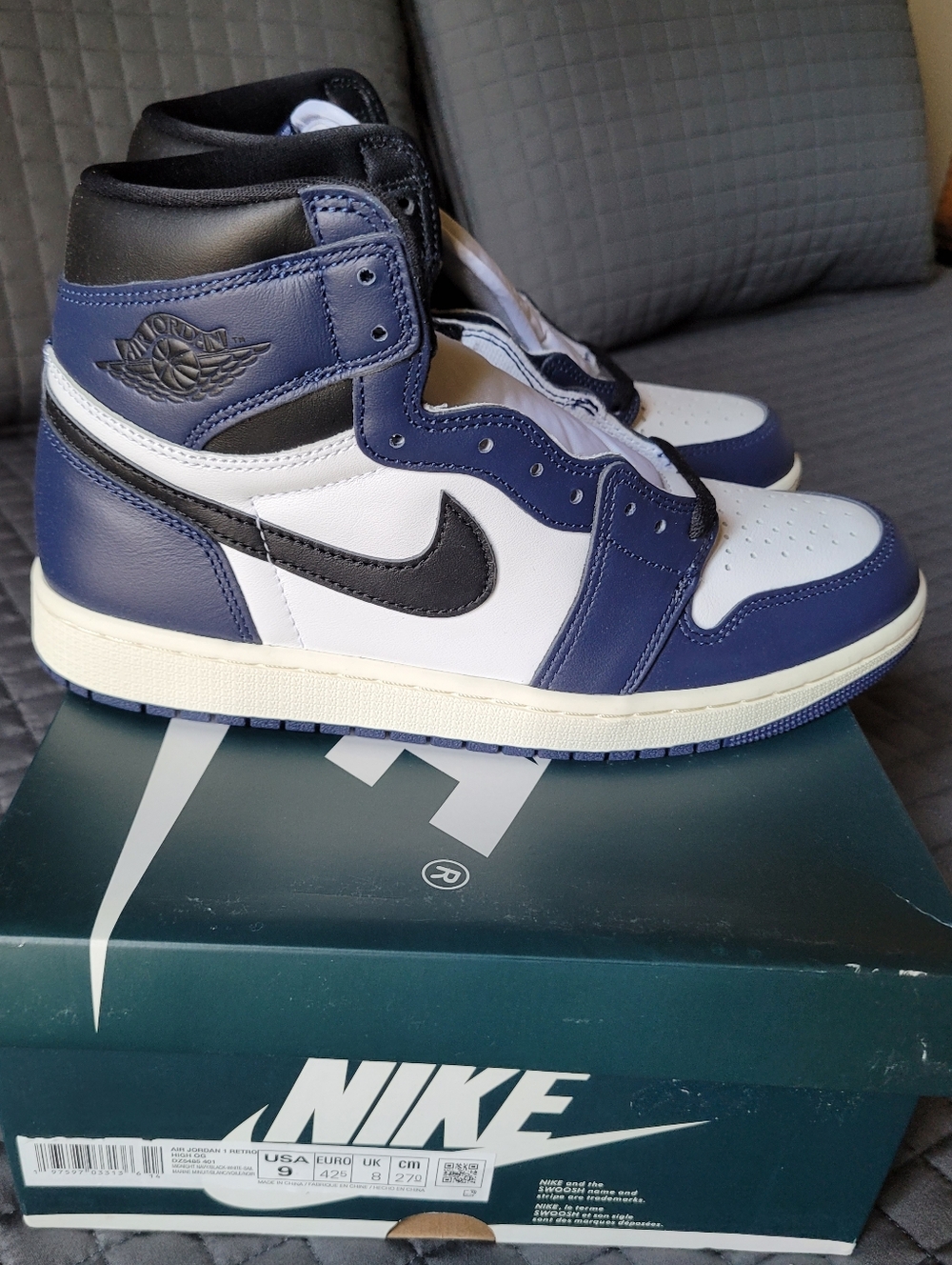 NIKE Air Jordan 1 Retro High OG - DZ5485-401, NEW in Box, Sz 9 Men's